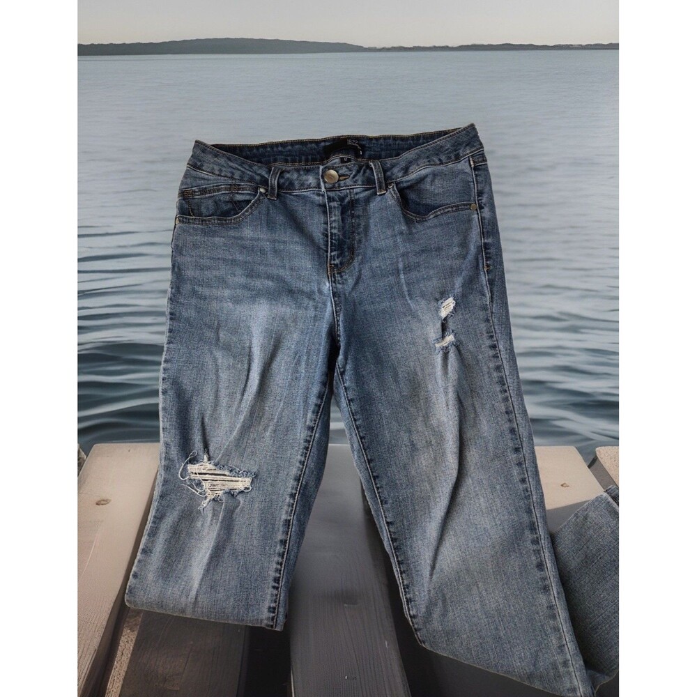 1822 denim jeans Distressed Tapered size 12